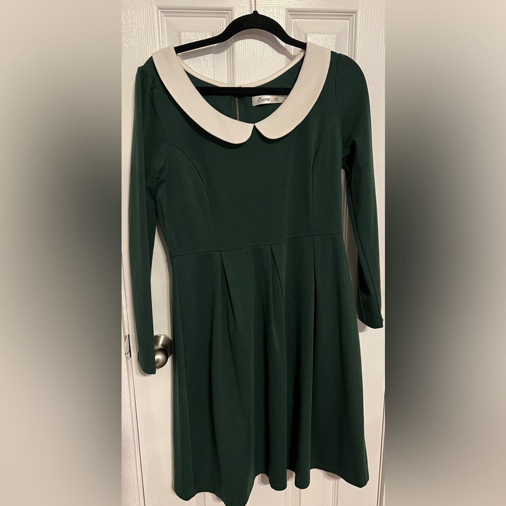 Sunny Girl XL Peter Pan collared dress